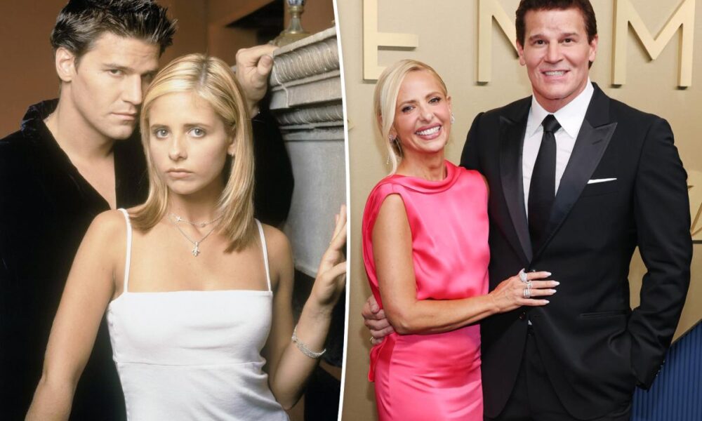 ‘Buffy the Vampire Slayer’ stars Sarah Michelle Gellar, David Boreanaz reunite at 2026 Emmys