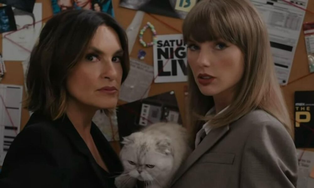 Taylor Swift — and her cat — make surprise cameo at Emmys 2026