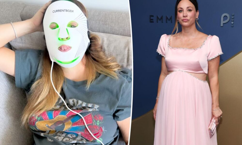 Kaley Cuoco’s Emmys 2026 prep included the new CurrentBody Series 3 LED Face Mask