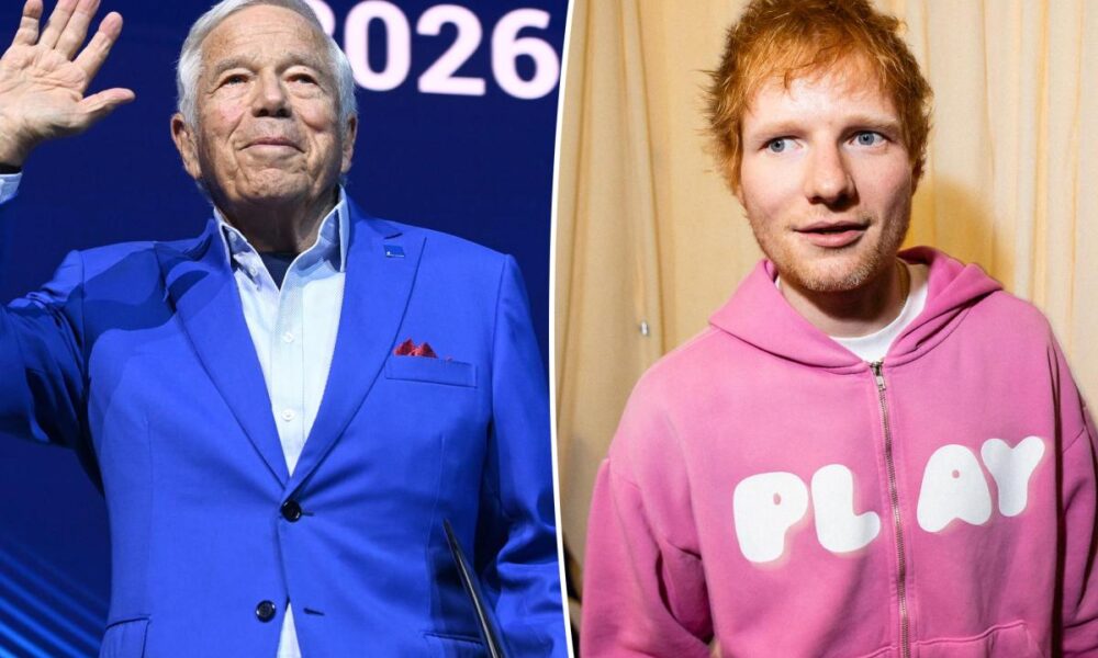 Robert Kraft donating $2 million to Palestinian relief efforts as Ed Sheeran, Macklemore feud rages on