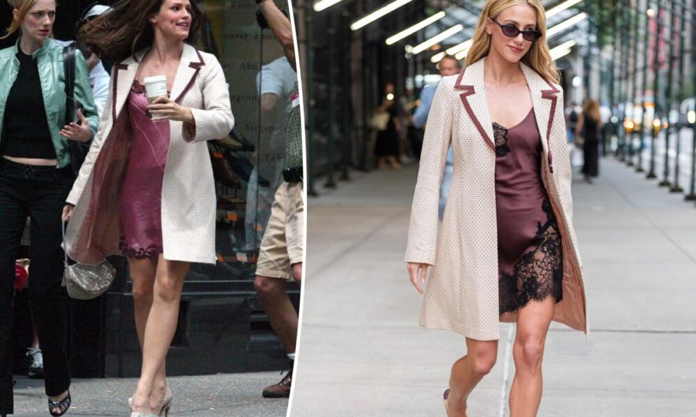 Lili Reinhart pays homage to rom-com’s most iconic looks for ‘Love Hypothesis’ press tour