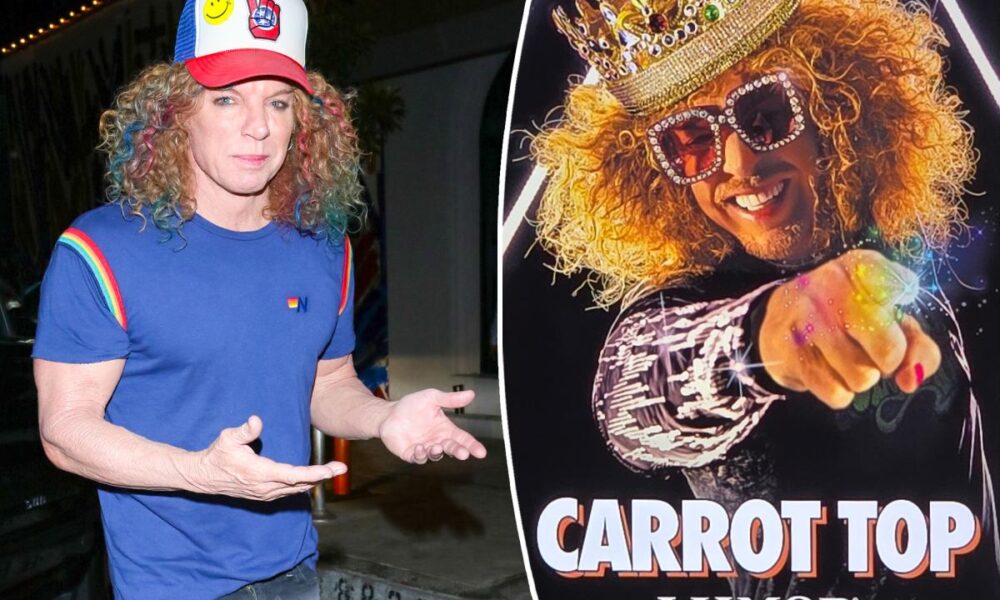 Carrot Top’s Las Vegas shows thrown into uncertainty amid hospitalization