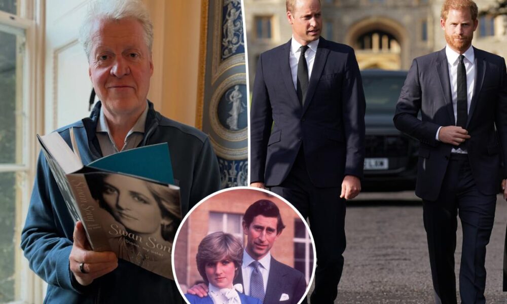 Princess Diana’s brother says his bombshell claims against King Charles following her death will ‘not be a surprise’ to nephews William and Harry