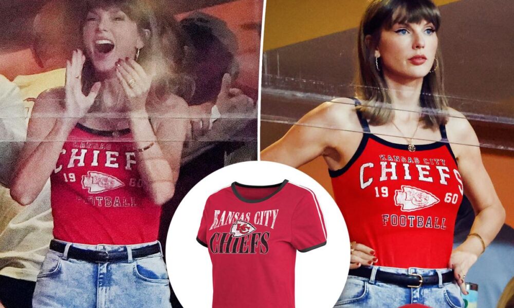 Taylor Swift wore Erin Andrews’ Wear tank top to Chiefs game: Shop similar looks