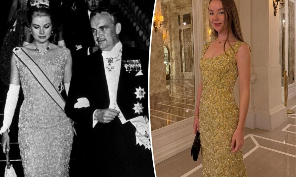Princess Alexandra of Hanover re-wears grandmother Grace Kelly’s Givenchy gown