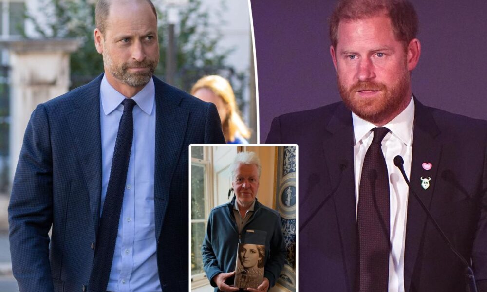 Prince Harry and Prince William dodge questions about Charles Spencer’s Princess Diana memoir