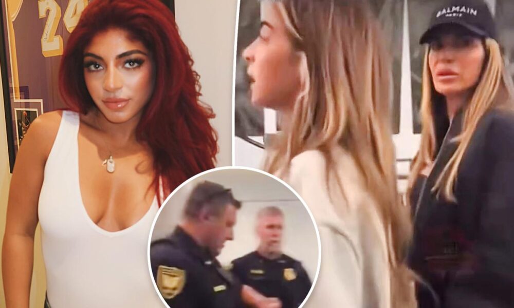 Milania Giudice gets in heated exchange with Teresa and Gia while surrounded by cops