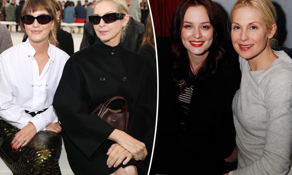 Leighton Meester and Kelly Rutherford have ‘Gossip Girl’ reunion at Milan Fashion Week