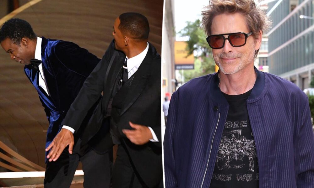 Rob Lowe admits he was ‘the only person happy’ when Will Smith slapped Chris Rock at Oscars