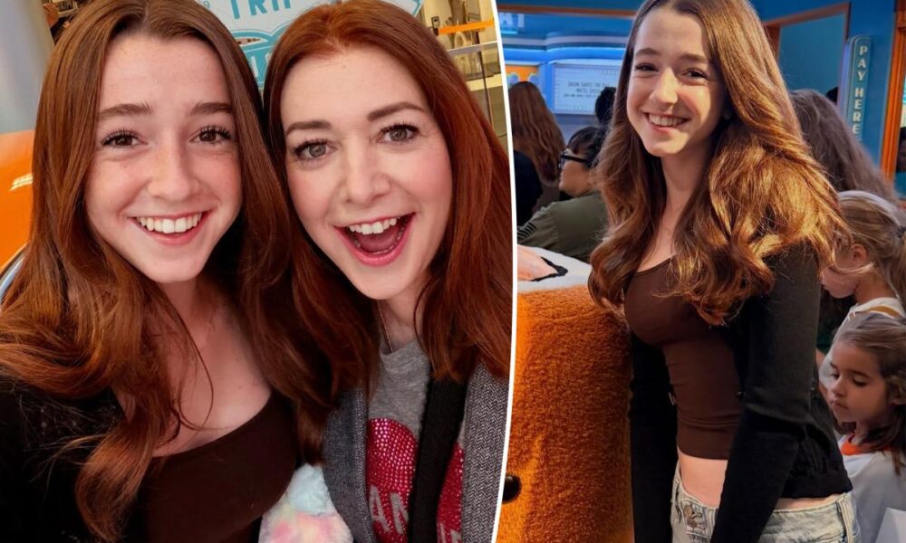 Alyson Hannigan’s daughter Keeva, 14, is the spitting image of ‘Buffy’ star in look-alike selfie