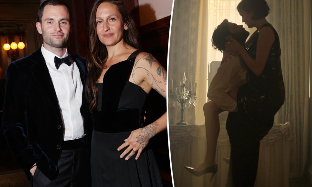 Penn Badgley’s wife defends actor’s decision to stop filming sex scenes