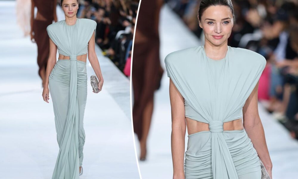 Miranda Kerr makes surprise return to the Stella McCartney runway after nearly a decade