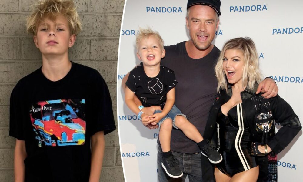 Exes Fergie and Josh Duhamel celebrate ‘cool’ son Axl’s 13th birthday with rare photos