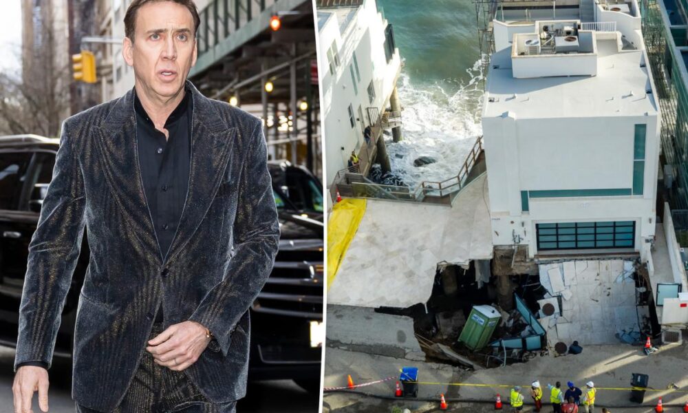 Nicolas Cage sinkhole drama escalates as neighbors are forced to evacuate