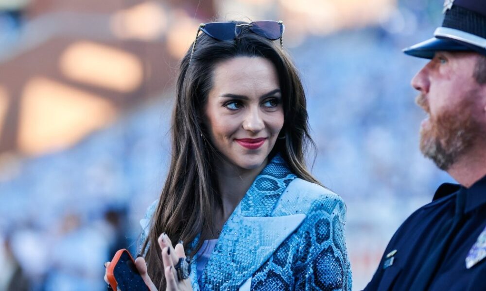 Jordon Hudson Caught Filming Reporter on Sidelines of UNC Game During 1st Appearance of 2026 Season
