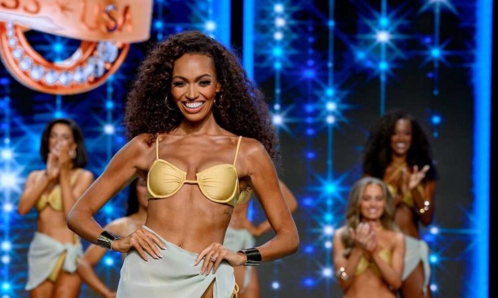 How the 1st Mom and Married Woman to Win Miss USA Prepared for the Swimsuit Competition With Kids in Tow