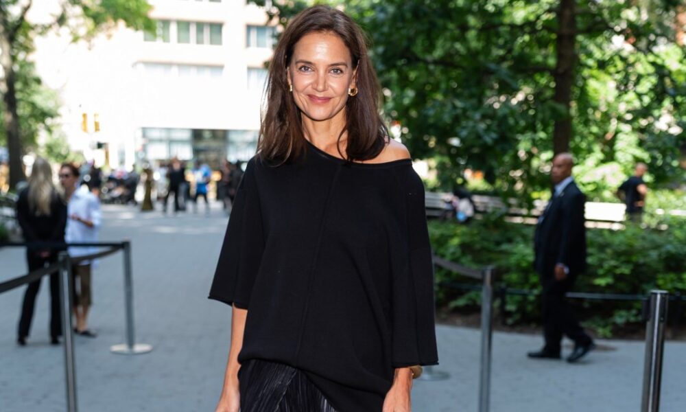 Katie Holmes’ Cozy ‘Sock’ Boots Are Like Sweaters for Your Feet — Get the Look on Amazon