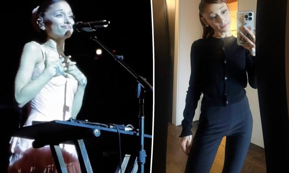 Ariana Grande clarifies ‘step back’ from spotlight in 4-minute speech mid-concert