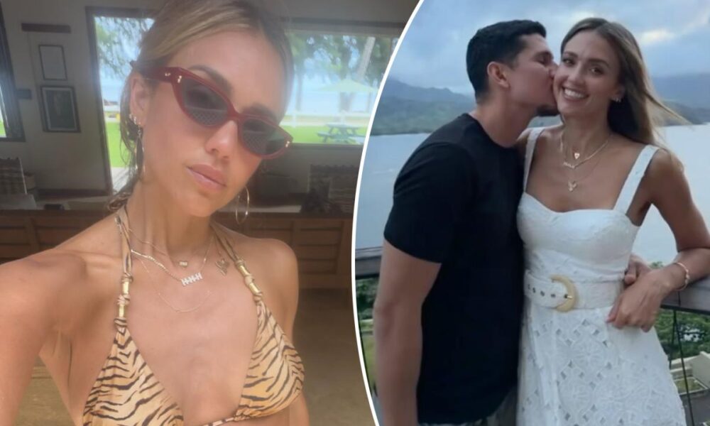 Jessica Alba stuns in tiny bikini as she celebrates final weeks of summer