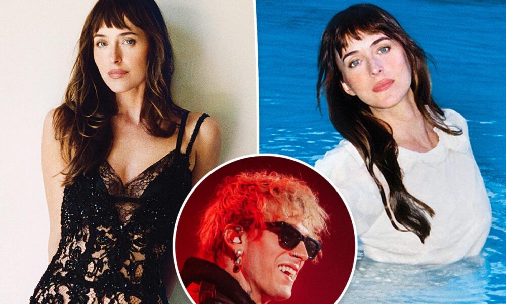 Dakota Johnson makes cheeky comment about dating musicians as MGK romance rumors swirl