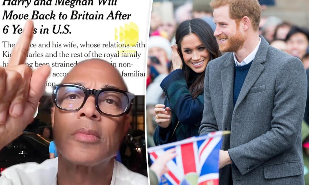 Don Lemon mocks Meghan Markle and Prince Harry’s UK comeback: ‘Make up y’all mind’