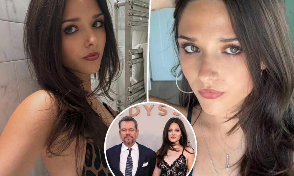 Matt Damon’s daughter Isabella signs with IMG Models