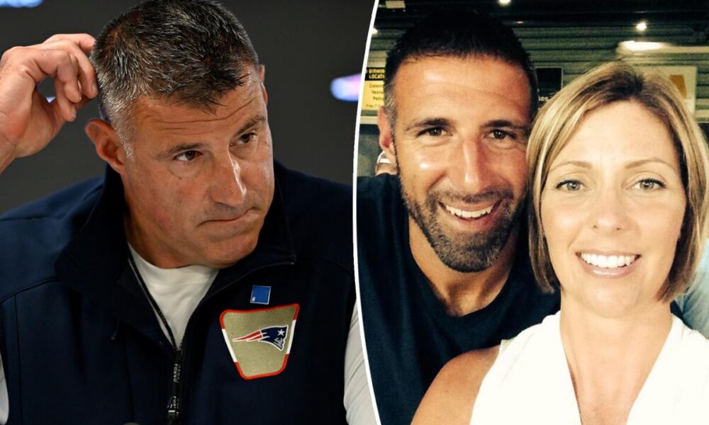 Mike Vrabel questioned about marriage counseling with wife Jen in awkward press conference