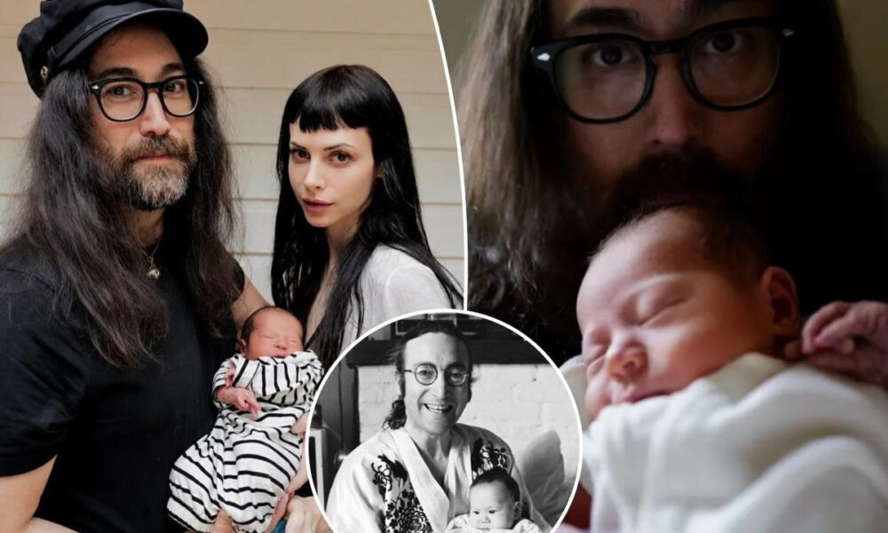 John Lennon’s son Sean welcomes baby boy — ‘Beatles’ rockstar’s first grandchild — with partner Charlotte Kemp Muhl