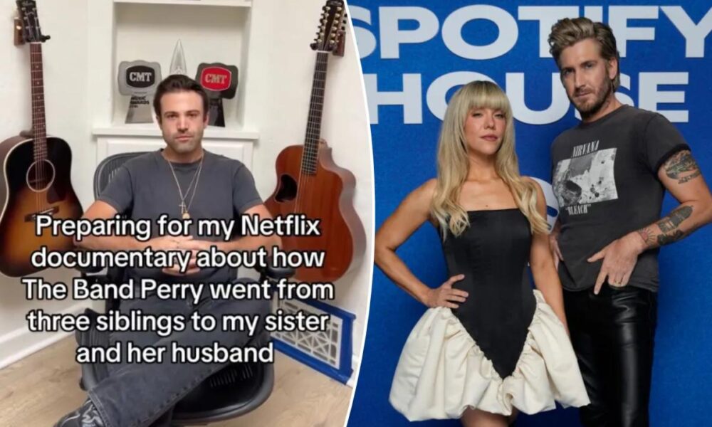 The Band Perry’s Neil Perry accuses sister Kimberly of firing him from band in favor of her husband