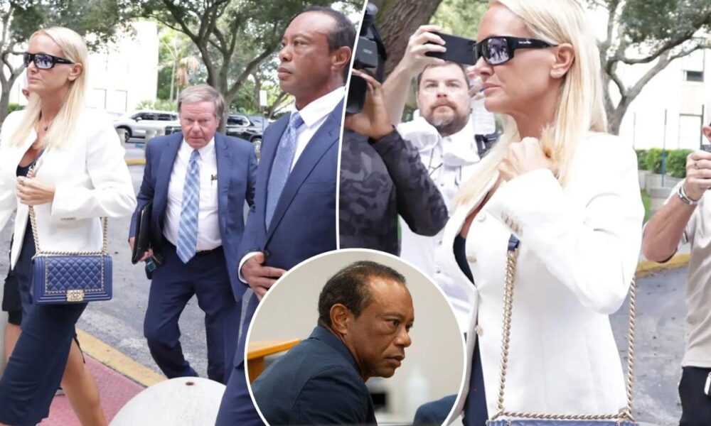 Vanessa Trump stands by Tiger Woods at DUI hearing as couple makes rare joint appearance