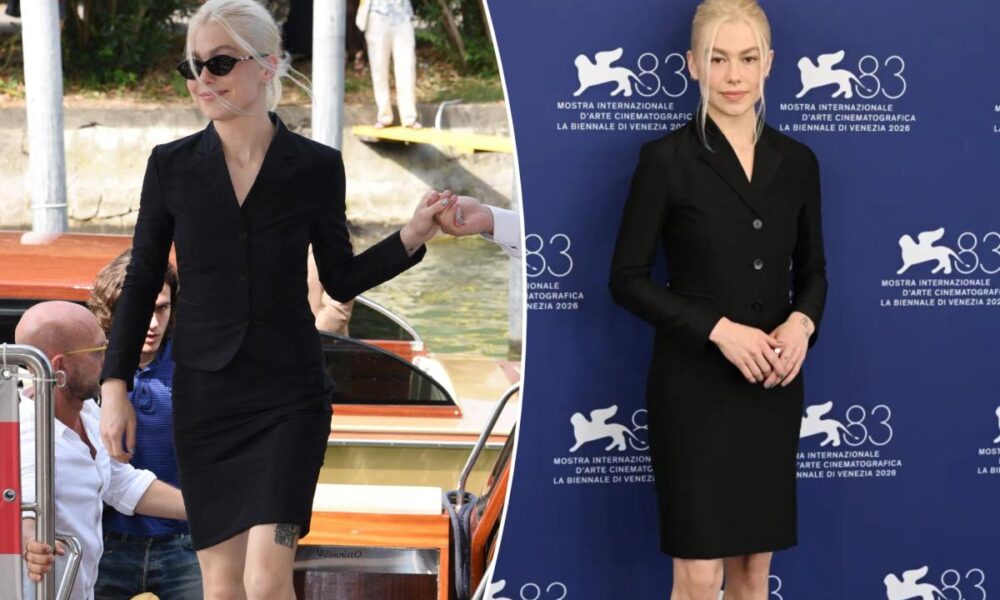 ‘Primetime’ star Phoebe Brigers shows off leg hair at Venice Film Festival 2026