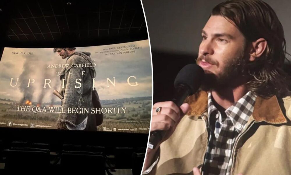 Andrew Garfield faces backlash after telling billionaires to be ‘scared’ of his new movie