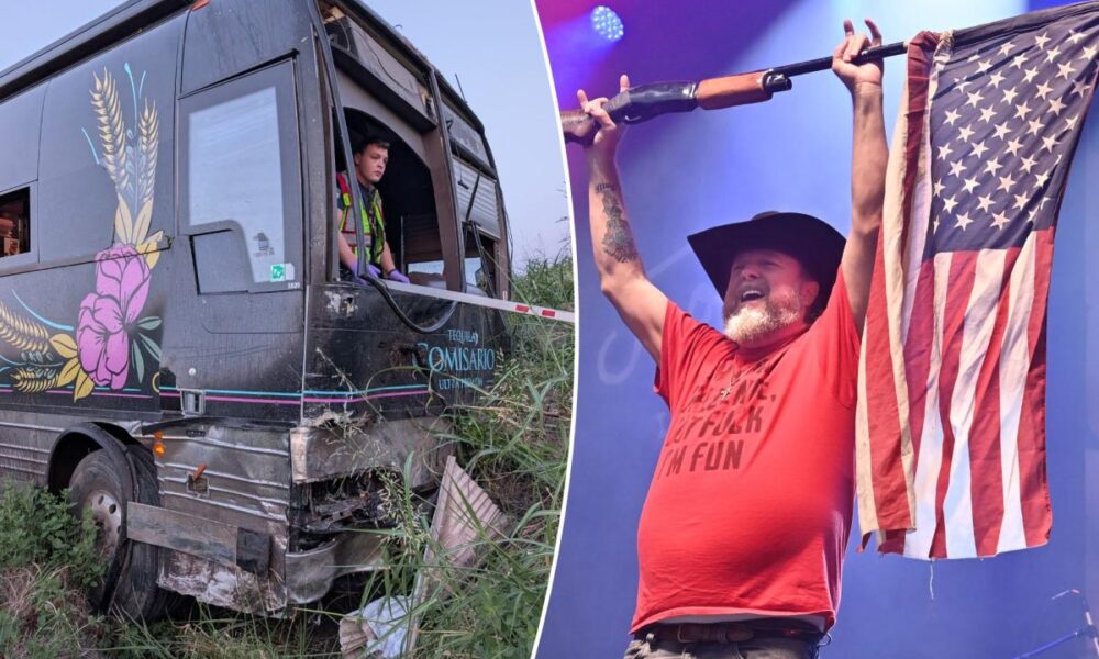 Colt Ford breaks shoulder in Germany tour bus crash, rescued through windshield
