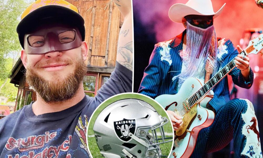 Country singer Orville Peck claims he ‘made out with’ with NFL player on the Raiders