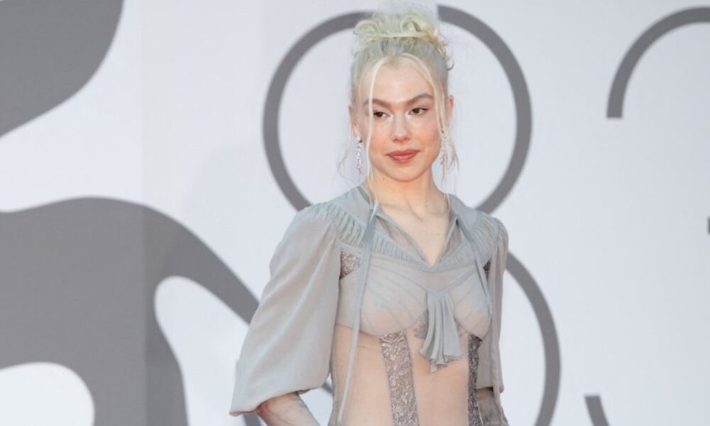 Phoebe Bridgers Looks Positively Ethereal in Gray Naked Dress at Venice International Film Festival