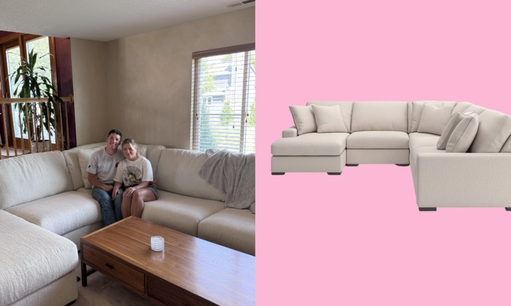 Worth It! My Boyfriend and I Tested This Dreamy Bouclé Sectional in Our New Home — We’re Obsessed