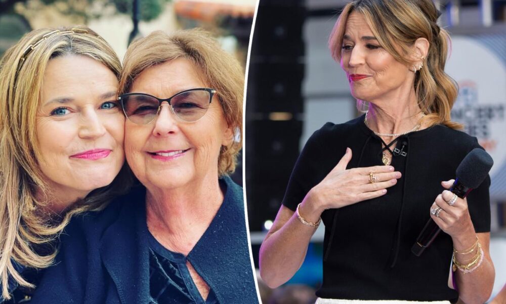 Savannah Guthrie makes rare comment about mom Nancy on ‘Today’ show