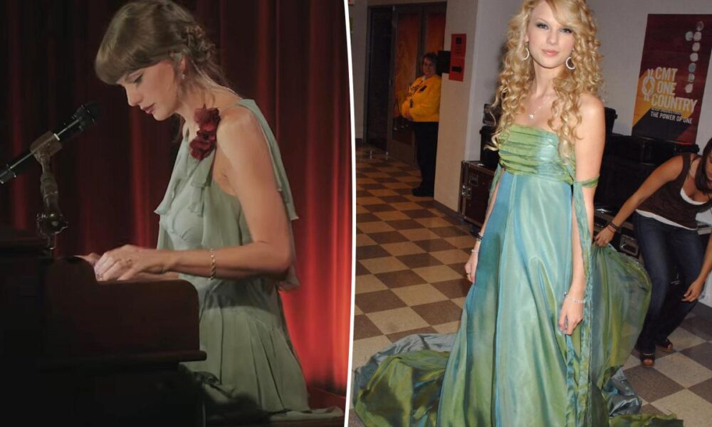 Taylor Swift’s Grammy Museum interview dress sure looks like an Easter egg