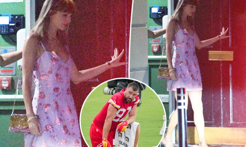 Taylor Swift has London night out as Travis Kelce returns to Chiefs practice post-wedding