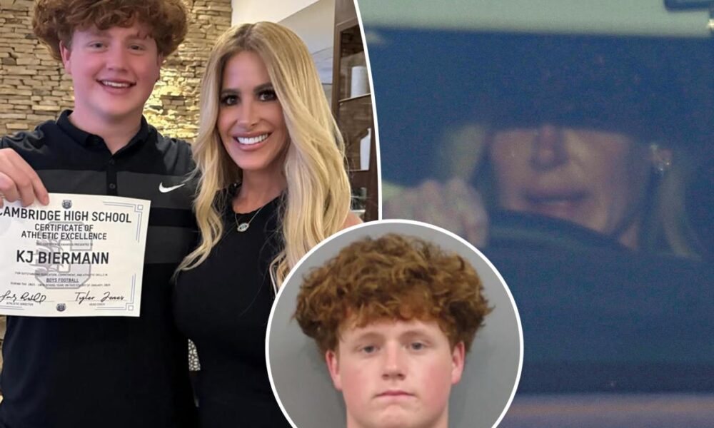 Kim Zolciak breaks cover after 15-year-old son KJ’s sexual assault arrest