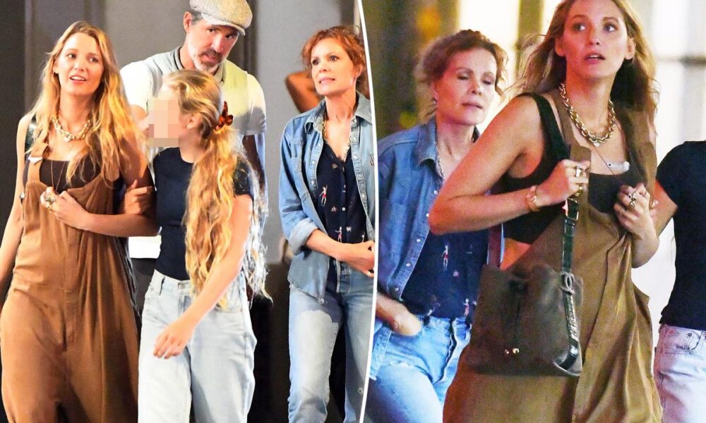 Blake Lively leans on Ryan Reynolds, family in first photos since disappointing legal blow