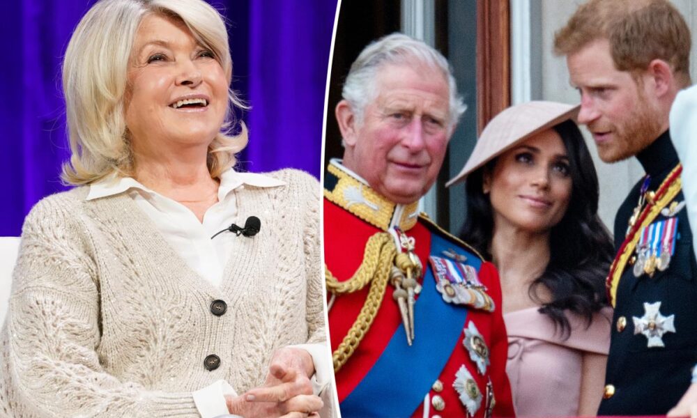 Martha Stewart claims Meghan Markle was gossiping about private King Charles reunion at California dinner party
