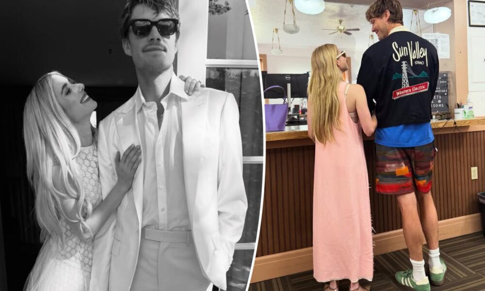Emma Roberts shares behind-the-scenes wedding snaps — including marriage license moment