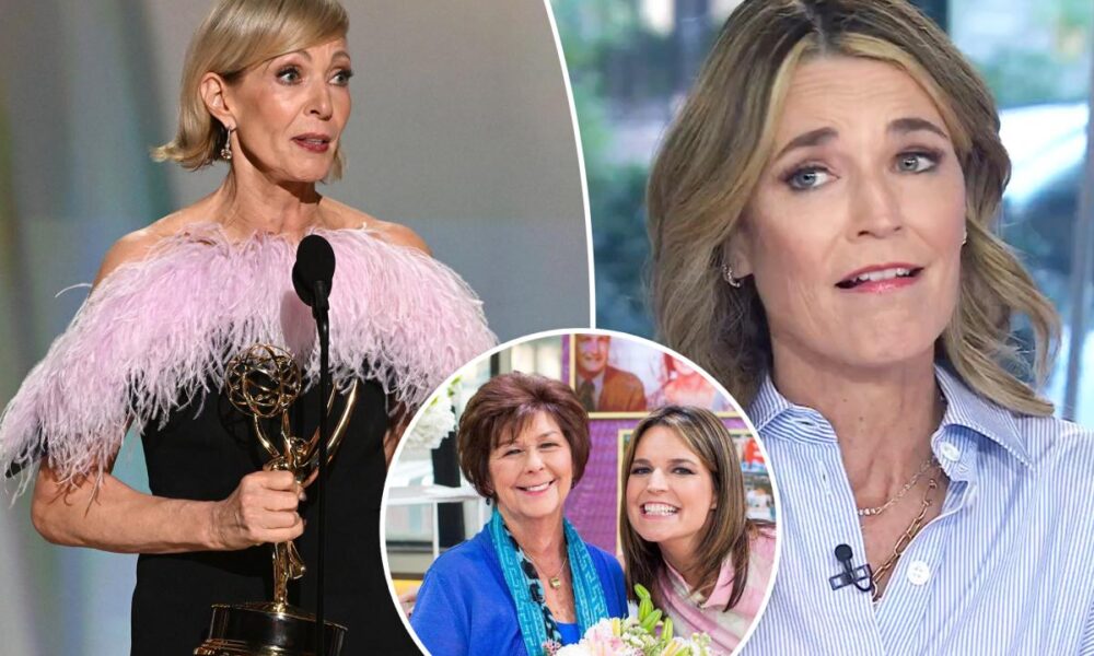 Savannah Guthrie reacts to Allison Janney’s tribute to missing mom Nancy at Emmys 2026