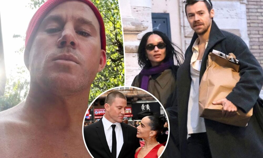Channing Tatum insists he’s not behind burner Instagram trashing Zoë Kravitz, Harry Styles