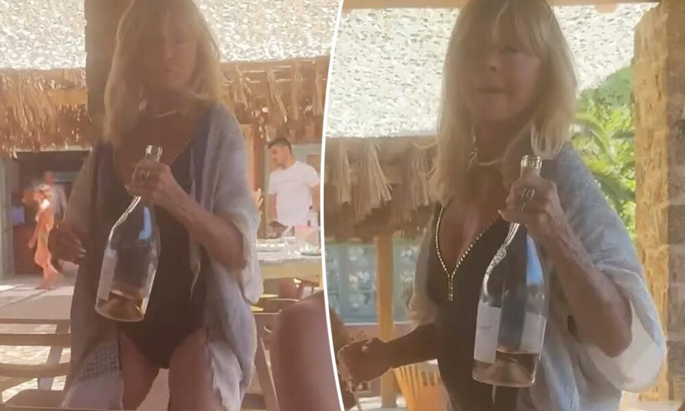 Hollywood legend, 80, stuns in swimsuit on European getaway with family