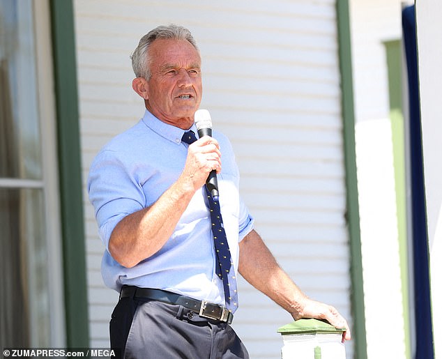 Controversial candidate Robert F Kennedy Jr has sparked fervent debate over his aggressive views on vaccines, and Paltrow admitted that 'he's said some things that I think are tricky, let's put it that way'