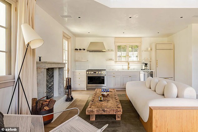 Her glowing profile described the actress' home as smelling 'aggressively of cedar'