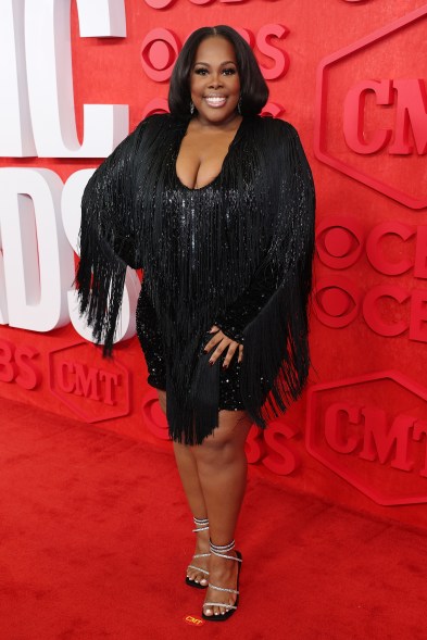 Amber Riley at 2024 CMT Music Awards