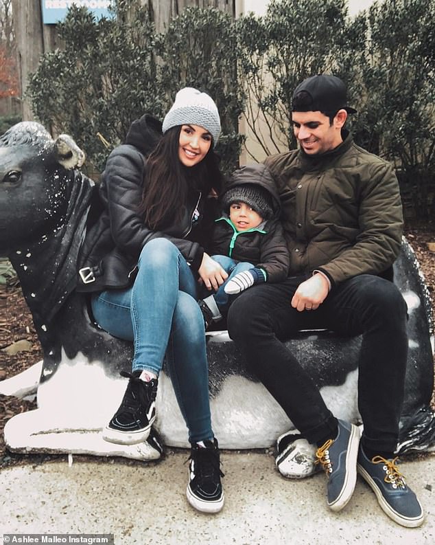 The way they were: In 2020, she and her ex-husband Pete Malleo announced their separation, just two years after welcoming their son Cameron in August 2016